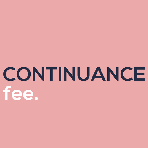 Continuance Fee