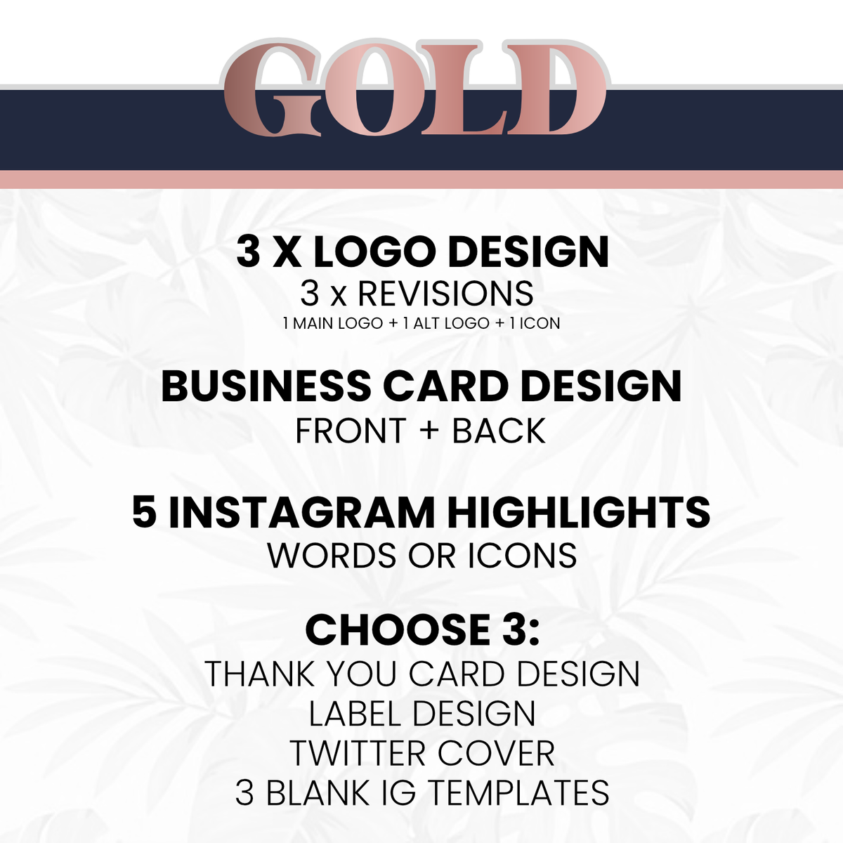 Gold Branding Package