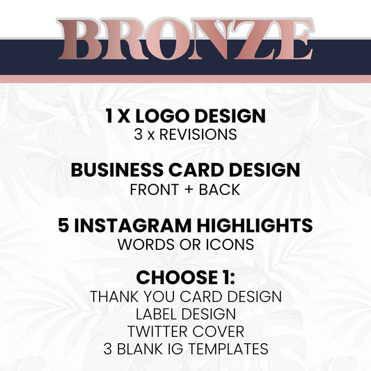 Bronze Branding Package