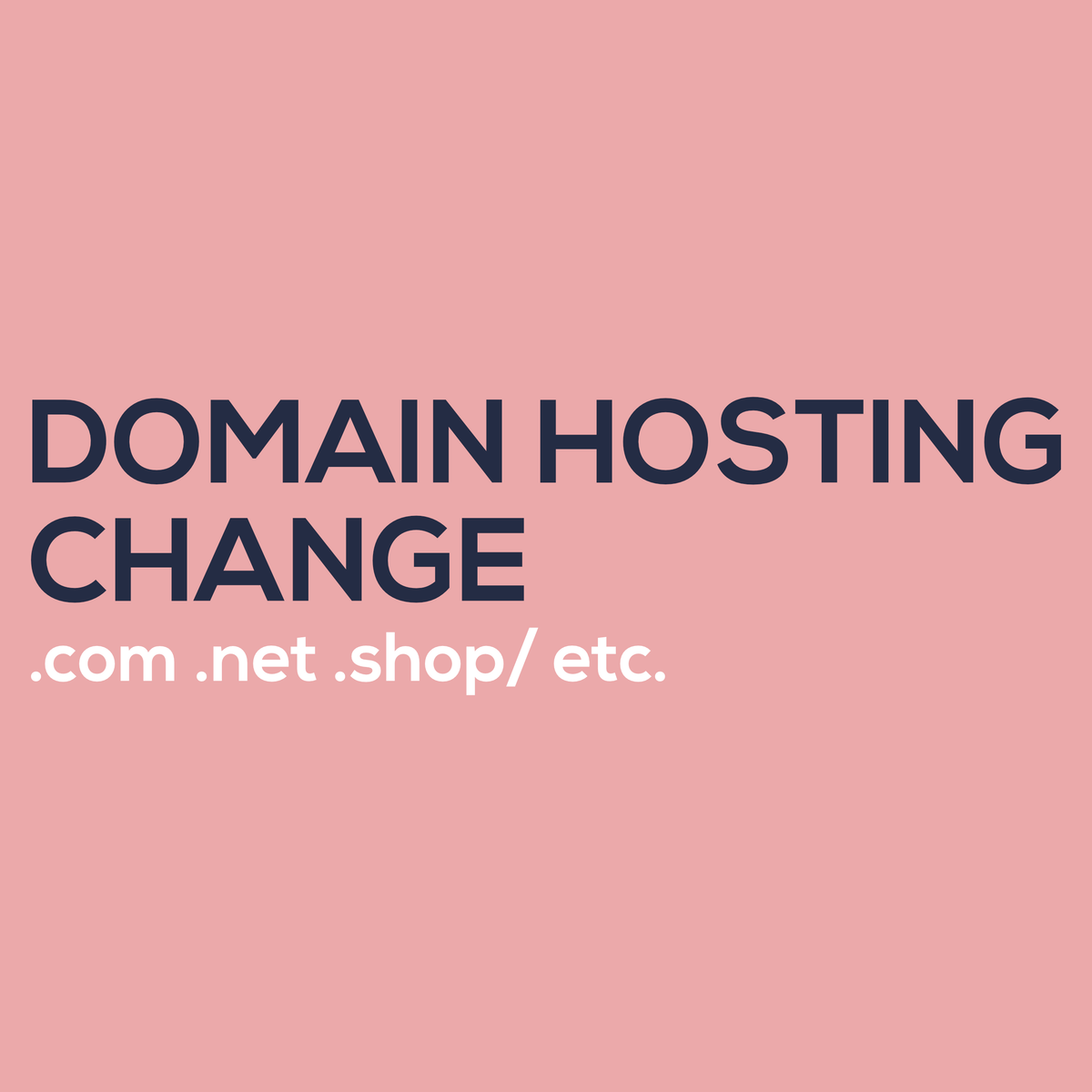 Change Hosting