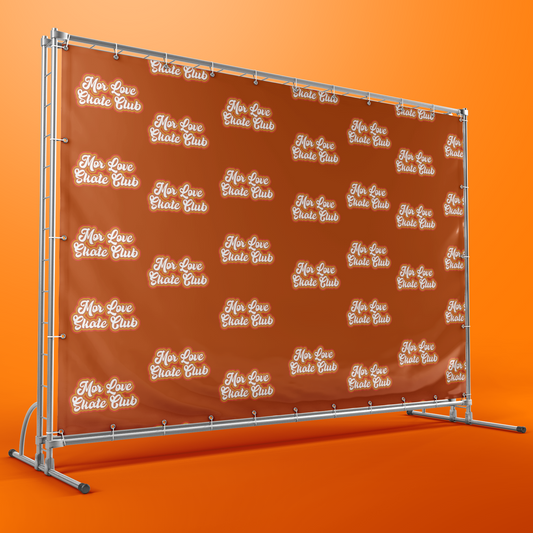 8X8 Custom Logo Backdrop